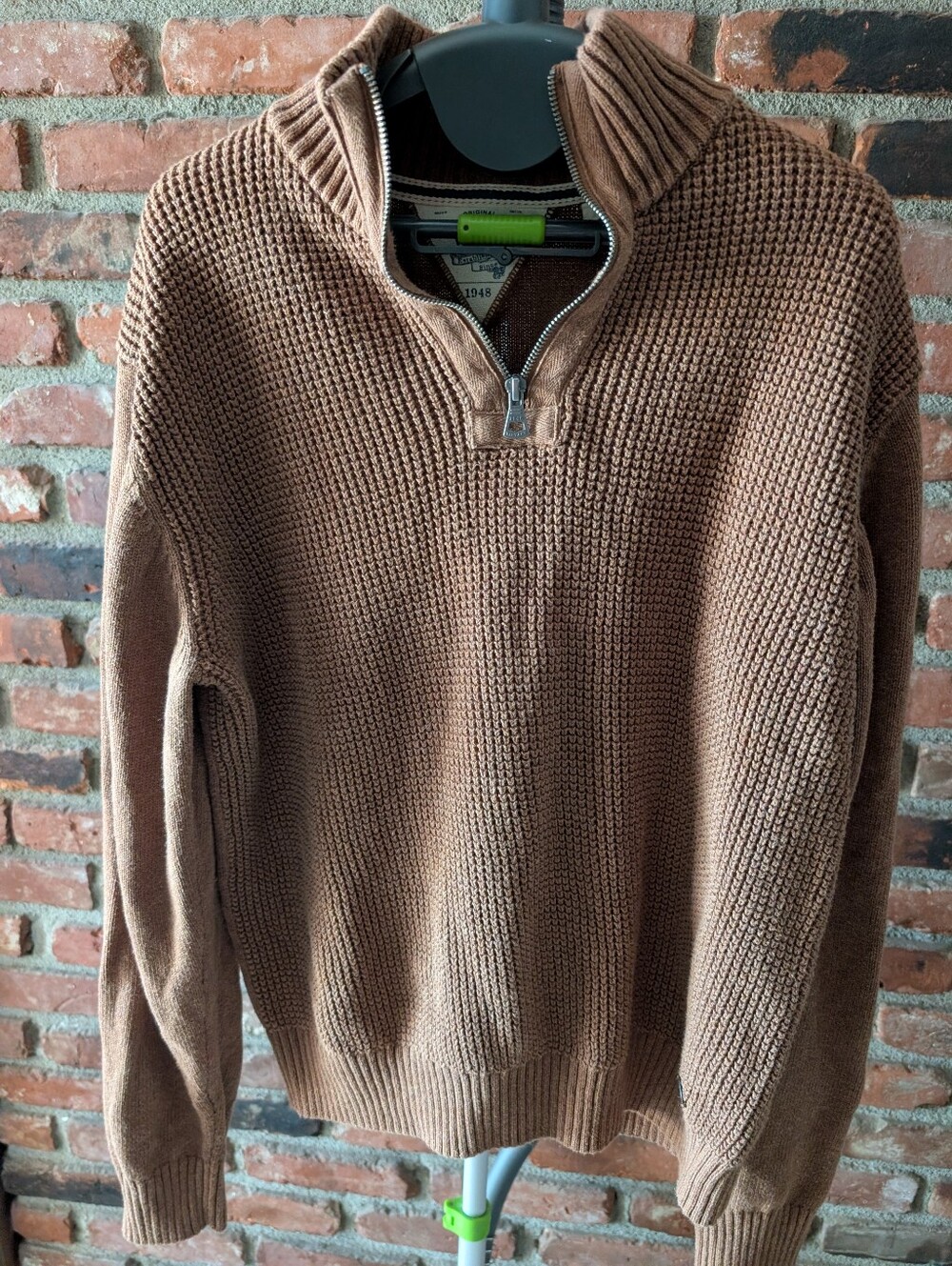Weatherproof Men's Zip-Up Knit Sweater